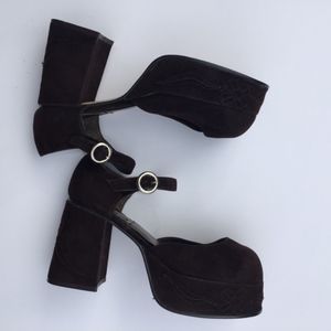 90s Y2K chunky platform vintage Mary Jane shoes 8